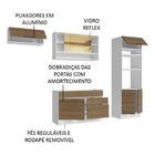 Armário De Cozinha Completa 270cm Branco/rustic Stella Madesa