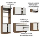 Armário De Cozinha Completa 270cm Rustic/branco Glamy Madesa