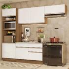 Armário De Cozinha Completa 270cm Rustic/branco Glamy Madesa