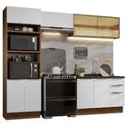 Armário De Cozinha Completa 270cm Rustic/branco Stella Madesa