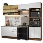 Armário De Cozinha Completa 270cm Rustic/branco Stella Madesa