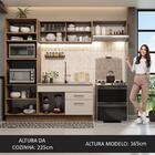 Armário De Cozinha Completa 270cm Rustic/crema Agata Madesa 04