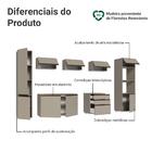 Armário De Cozinha Completa 280cm Suspensa Crema Nice Madesa