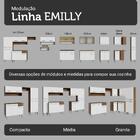 Armário De Cozinha Completa 293cm Rustic/branco Emilly Madesa