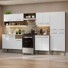 Armário De Cozinha Completa 293cm Rustic/branco Emilly Madesa