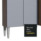 Armário De Cozinha Completa 293cm Rustic/cinza Emilly Madesa