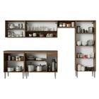 Armário De Cozinha Completa 293cm Rustic Emilly Madesa 011