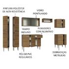Armário De Cozinha Completa 293cm Rustic Emilly Madesa 04