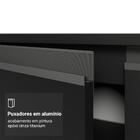 Armário De Cozinha Completa 300 Cm Preto Nice Madesa 05