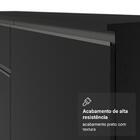 Armário De Cozinha Completa 300 Cm Preto Nice Madesa 09