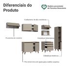 Armário De Cozinha Completa 300cm Crema Nice Madesa 05