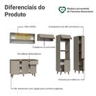 Armário De Cozinha Completa 300cm Crema Nice Madesa 09