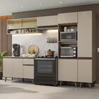 Armário De Cozinha Completa 300cm Crema Nice Madesa 09