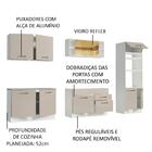 Armário De Cozinha Completa 310 Cm Branco/crema Agata Madesa