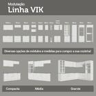 Armário De Cozinha Completa 310 Cm Branco Vik Madesa 01