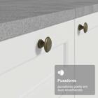 Armário De Cozinha Completa 310 Cm Branco Vik Madesa 01