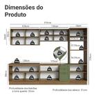 Armário De Cozinha Completa 310 Cm Rustic/verde Vik Madesa 01