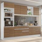 Armário De Cozinha Completa 310cm Branco/rustic Glamy Madesa