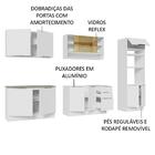 Armário De Cozinha Completa 310cm Branco Stella Madesa 02