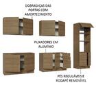 Armário De Cozinha Completa 310cm Rustic Stella Madesa 01