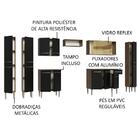 Armário De Cozinha Completa 325cm Rustic/preto Emilly Madesa
