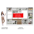 Armário De Cozinha Completa 330cm Branco/rustic Glamy Madesa