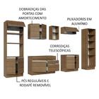 Armário De Cozinha Completa 330cm Rustic Glamy Madesa 03