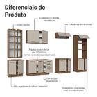 Armário De Cozinha Completa 340cm Rustic/crema Agata Madesa 01
