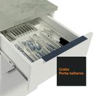 Armário De Cozinha Completa 350cm Branco Stella Madesa 01