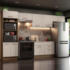 Armário De Cozinha Completa 350cm Rustic/crema Agata Madesa 01