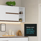 Armário De Cozinha Completa 355cm Branco Reims Da Sabrina Mad