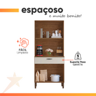 Armário De Cozinha Completa 4 Portas 1 Gaveta Cris Kit's Para