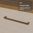 Armário De Cozinha Completa 549cm Rustic/crema Agata Madesa 01