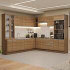 Armário De Cozinha Completa 549cm Rustic Glamy Madesa 01