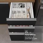 Armário De Cozinha Completa 549cm Rustic/preto Glamy Madesa 01