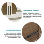 Armário De Cozinha Completa 5 Peças 12 Portas Com Vidro E Tam