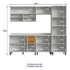 Armário De Cozinha Completa 5 Peças Capri Multimóveis Cr20021