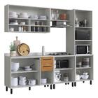 Armário De Cozinha Completa 5 Peças Capri Multimóveis Cr20021