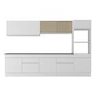 Armário De Cozinha Completa 5 Peças Com Rodapé Mp2175 Made Mu