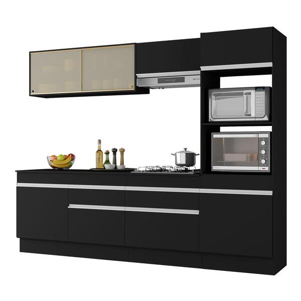 Armário De Cozinha Completa 5 Peças Com Rodapé Mp2181 Made Mu