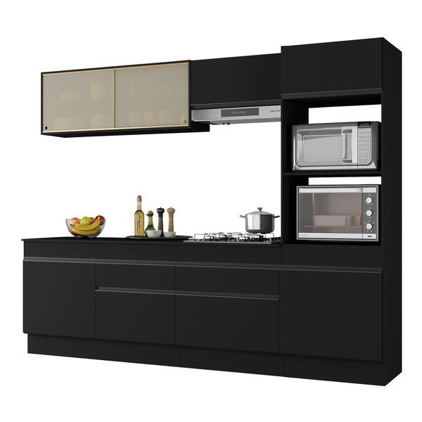 Armário De Cozinha Completa 5 Peças Com Rodapé Mp2181 Made Mu