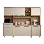 Armário De Cozinha Completa 8 Portas 2 Gavetas Montana Arenas