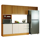 Armário De Cozinha Completa 9 Portas 2 Gavetas Com Nicho Para