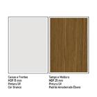 Armário De Cozinha Completa Americana 4 Peças Flora 56 Ilumin