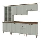 Armário De Cozinha Completa Americana 5 Peças Marisa 16 Ilumi