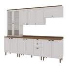 Armário De Cozinha Completa Americana 5 Peças Marisa 16 Ilumi