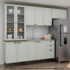 Armário De Cozinha Completa Americana 5 Peças Naomi 17 Ilumin