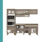 Armário De Cozinha Completa Atlanta Prime Amêndoa