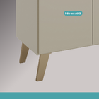 Armário De Cozinha Completa Atlanta Studio Amêndoa