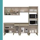 Armário De Cozinha Completa Atlanta Studio Amêndoa